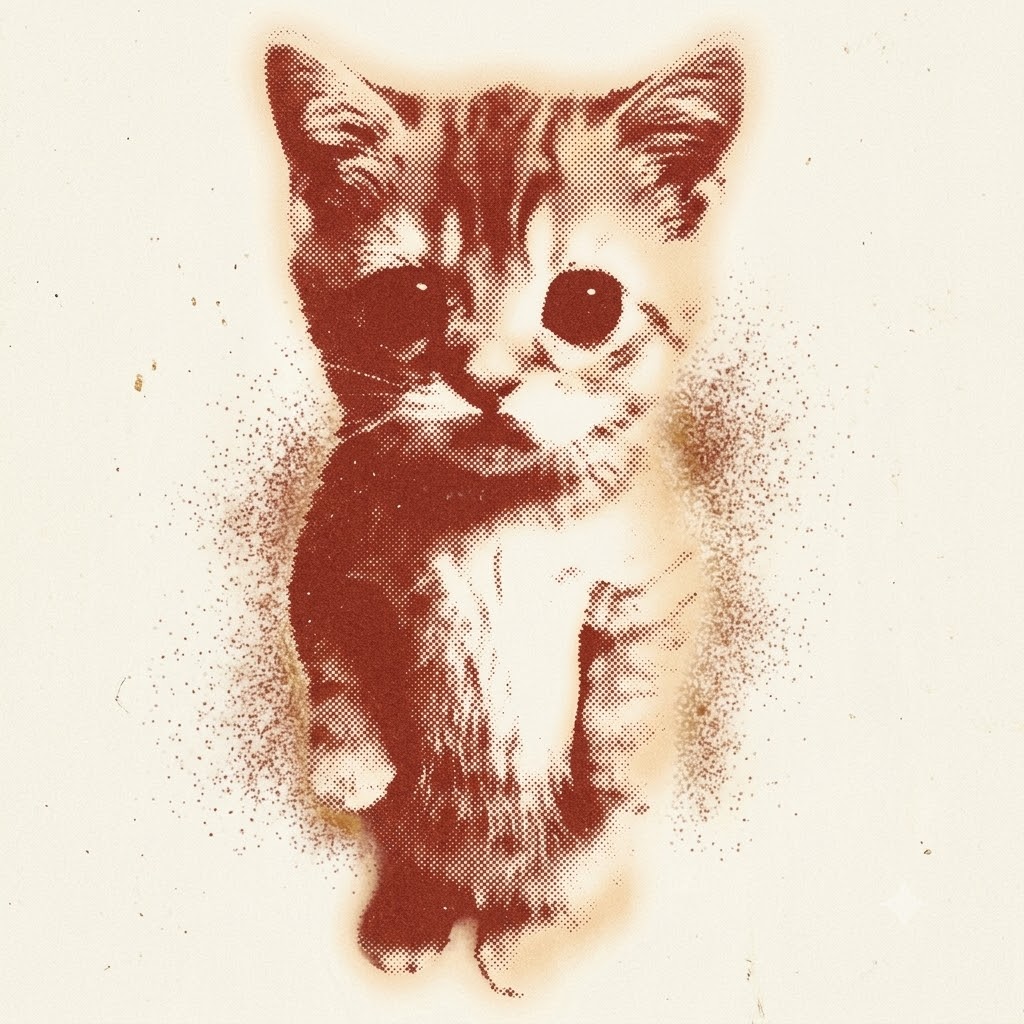 AI-generated cat visual